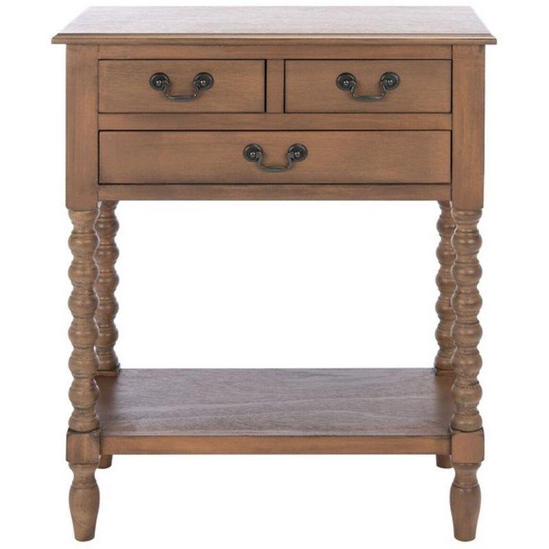 Athena 3 Drawer Console Table  - Safavieh