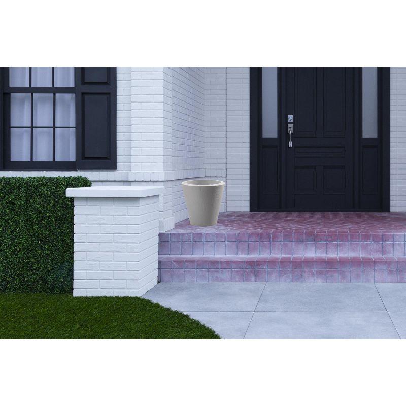 Crescent Garden Self-Watering Dot TruDrop Plastic Pot Planter