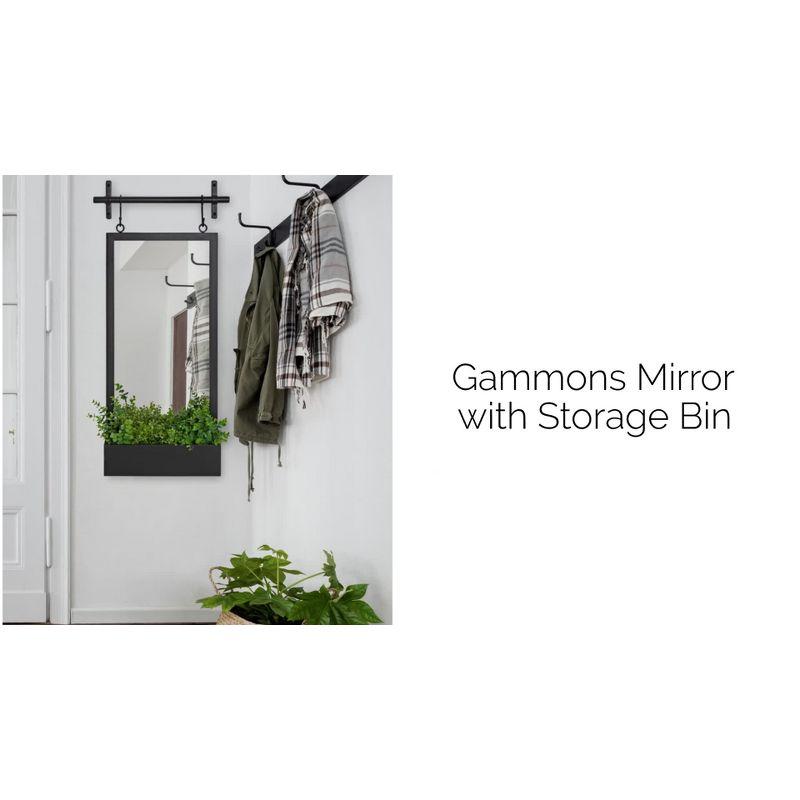 Gammons Functional Wall Mirror - Kate & Laurel All Things Decor