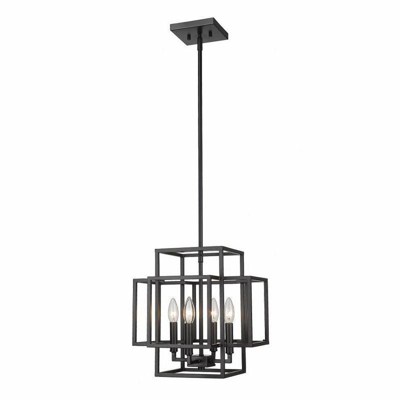 Z-Lite Titania 4 - Light Pendant in  Matte Black