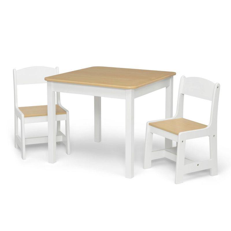 Delta Children MySize Kids' Wood Table and Chair Set 2 Chairs Included