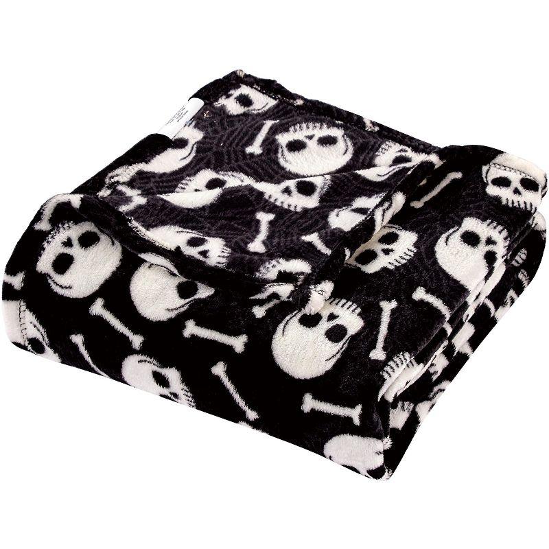 Super Spooky and Comfy Microplush Halloween Throws (50" x 60")