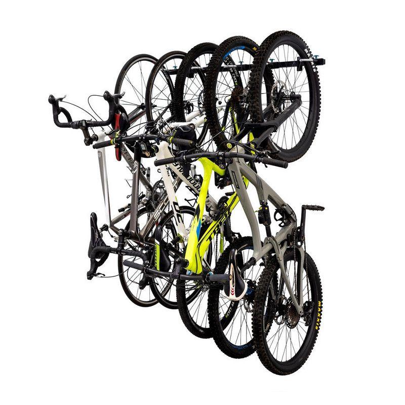 Teal Triangle G-Bike | Adjustable Wall Storage System | Holds 5 Bikes