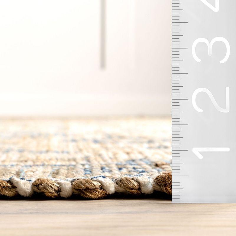 Lauren Liess x Rugs USA - Marigold Vintage Tasseled Area Rug, 6' x 9', Sand