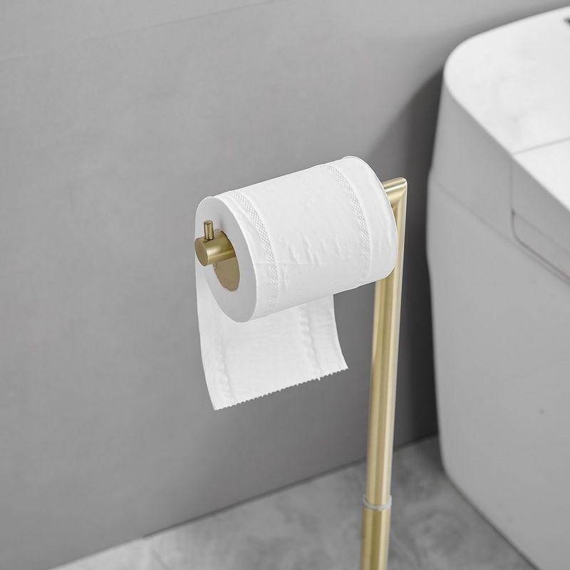 BWE Round Freestanding Toilet Paper Holder