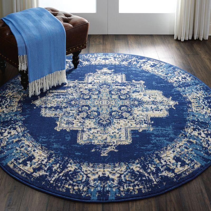 Nourison Grafix Center Medallion Area Rug