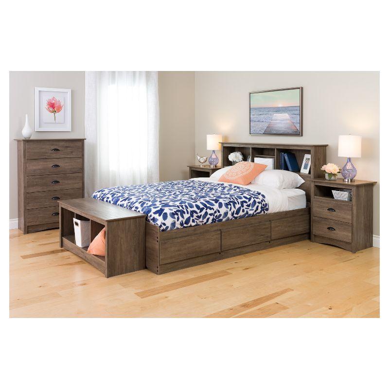 Salt Spring 6 Drawer Dresser Drifted Gray - Prepac