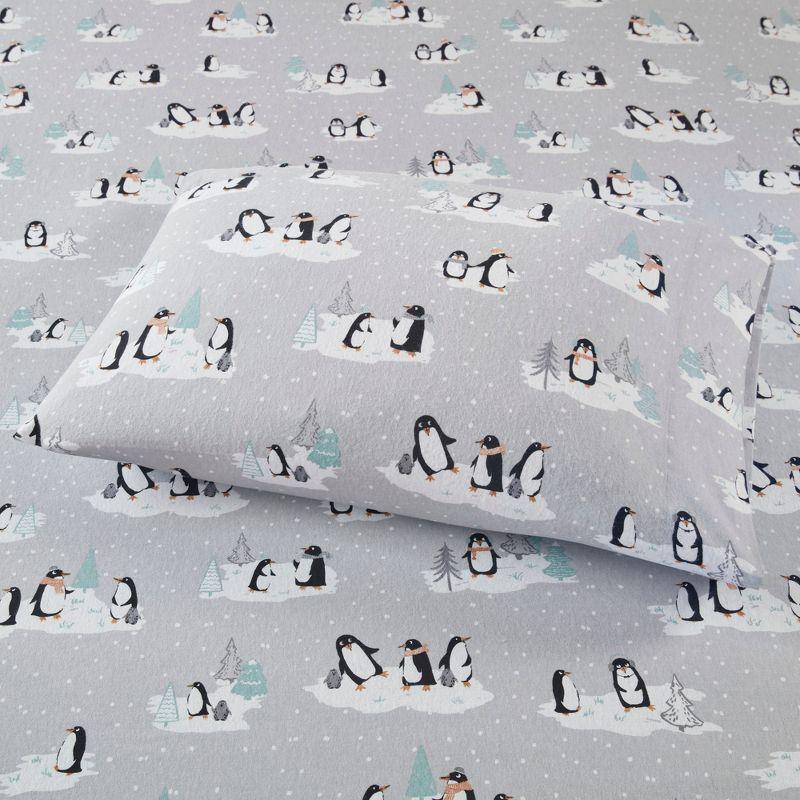 Madison Park Cozy Flannel 100% Cotton Sheet Set