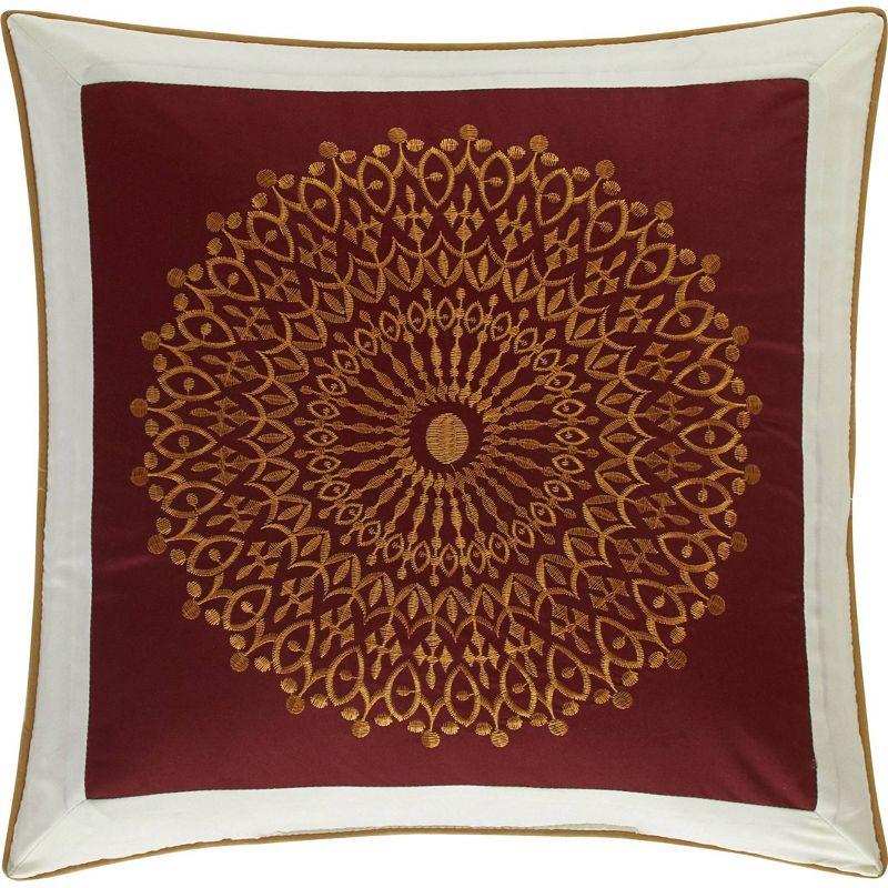 Nanshing America, Inc Angellyna 10 Piece Medallion Print Comforter Set