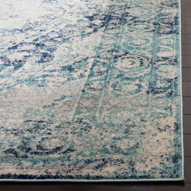 Madison MAD152 Power Loomed Indoor Area Rug - Ivory/Blue - 5'3"x7'6" - Safavieh