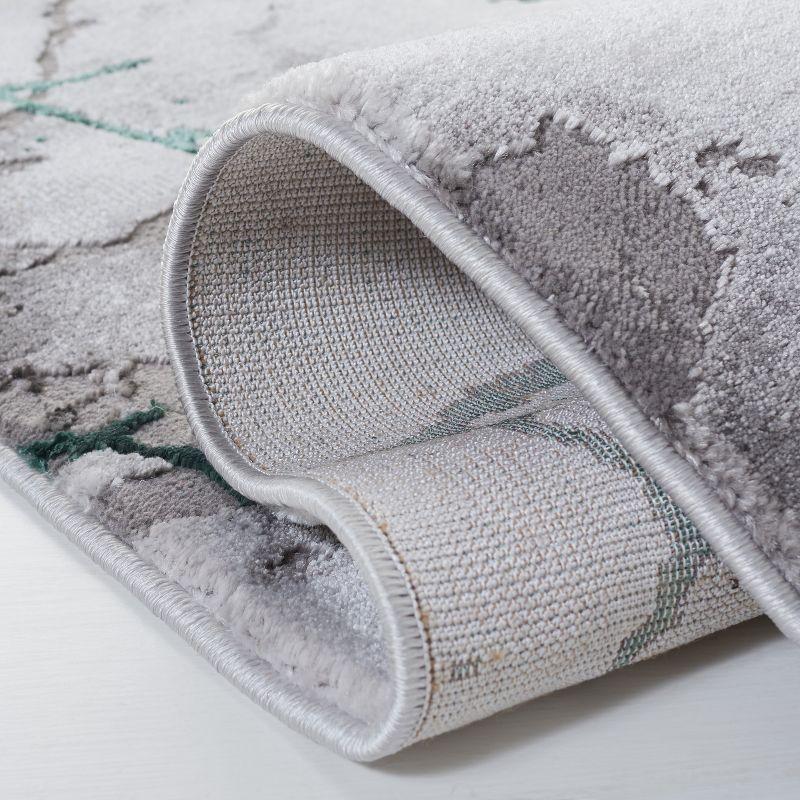 Craft CFT877 Loomed Indoor Area Rug - Grey/Green - 8'x8' - Safavieh