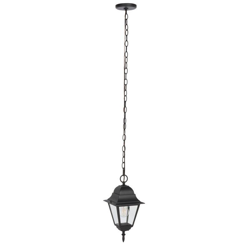Rhion 7.1" Outdoor Pendant - PLT7027 - Black - Safavieh