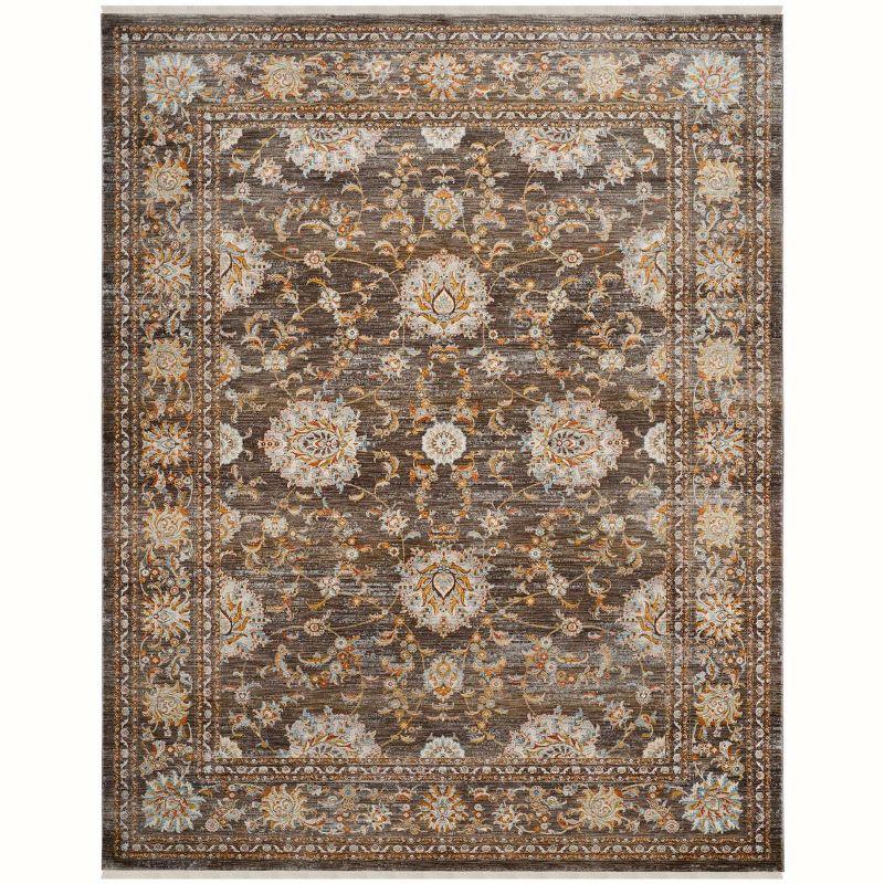 Vintage Persian VTP469 Power Loomed Indoor Area Rug - Brown/Multi - 9'x11'7" - Safavieh