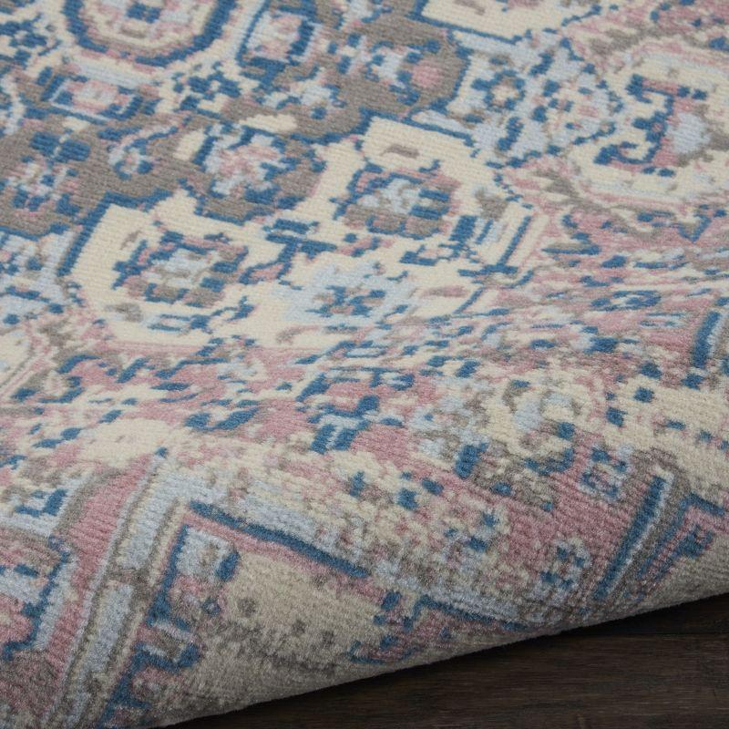 Nourison Grafix GRF14 Ivory/Pink Area Rug 8' x ROUND