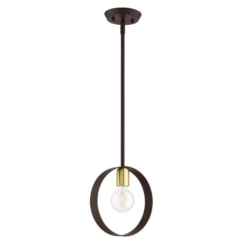 Livex Lighting Modesto 1 - Light Pendant in  Bronze