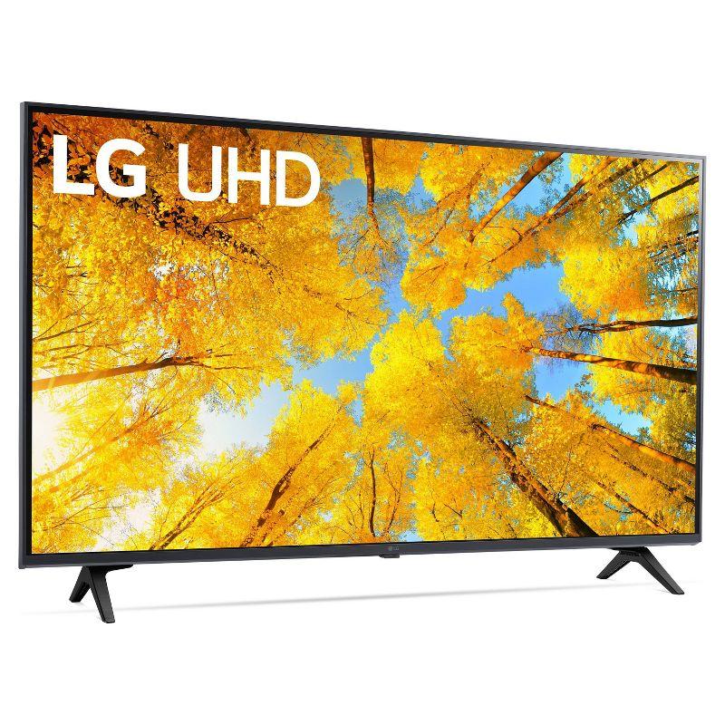 Elegant 43" Gray 4K HDR Smart LED TV with AI Upscaling