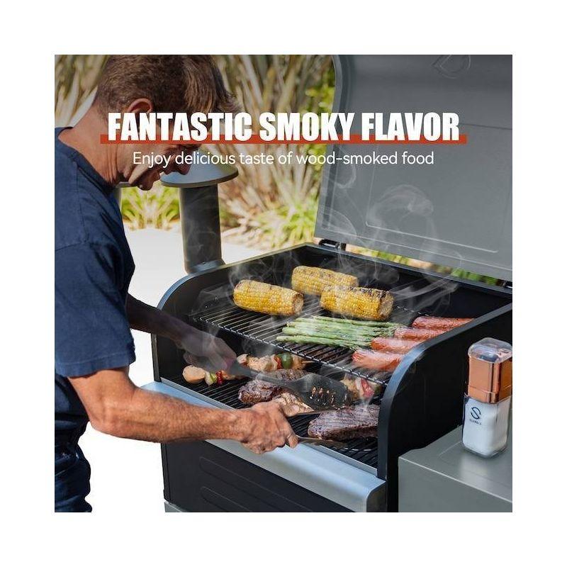 Z GRILLS Upgraded Wood Pellet Grill with PID Controller, 8-in-1, 572 sq in Cooking Area