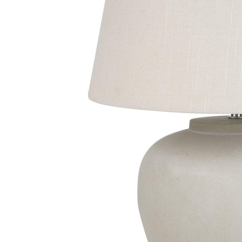 Nourison 20" Rustic Ceramic Pot Table Lamp