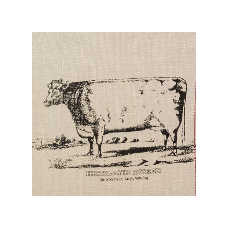 C&F Home 20" x 20" Cow Feed Sack Feed Sack Throw Pillow