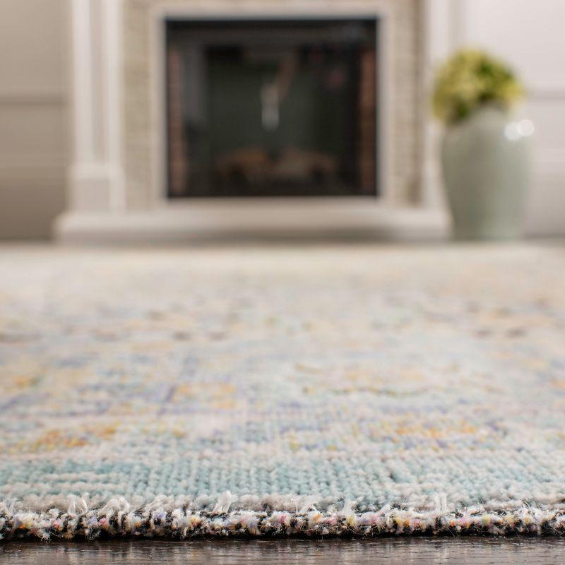 Provance PRV134 Power Loomed Indoor Area Rug - 8'x10' - Blue/Green - Safavieh