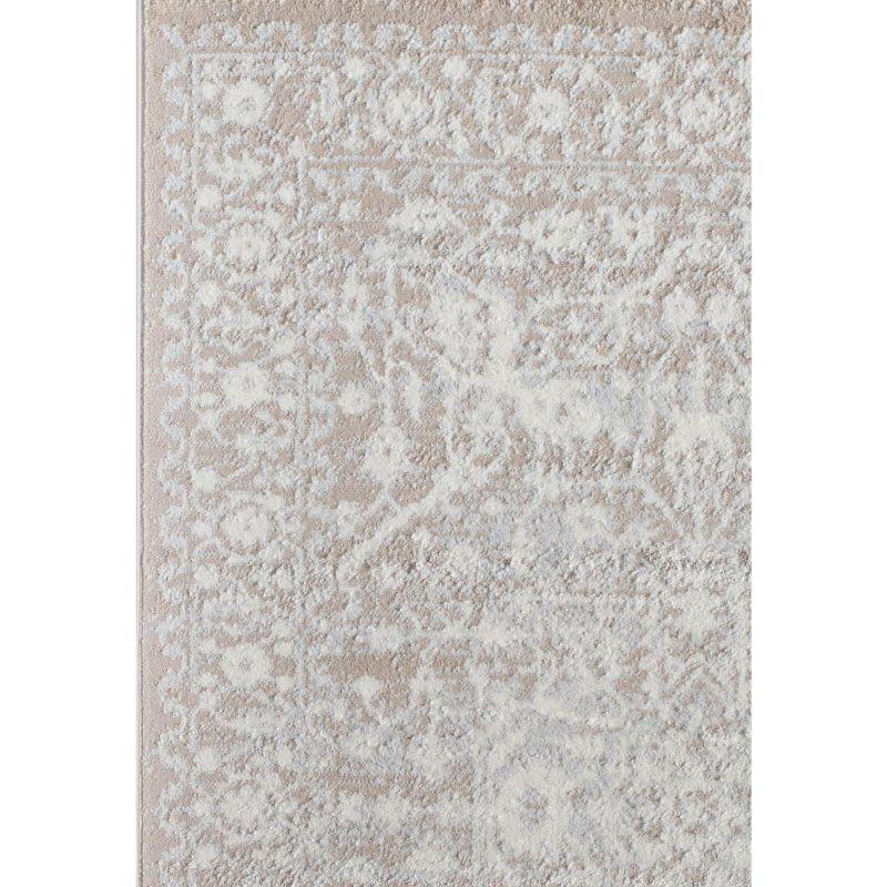 Vanilla Cream 5' x 7' Stain-Resistant Kids Area Rug