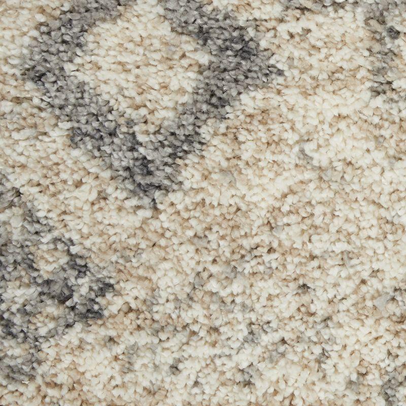 Nourison Scandinavian Shag SCN02 Denim Blue Area Rug