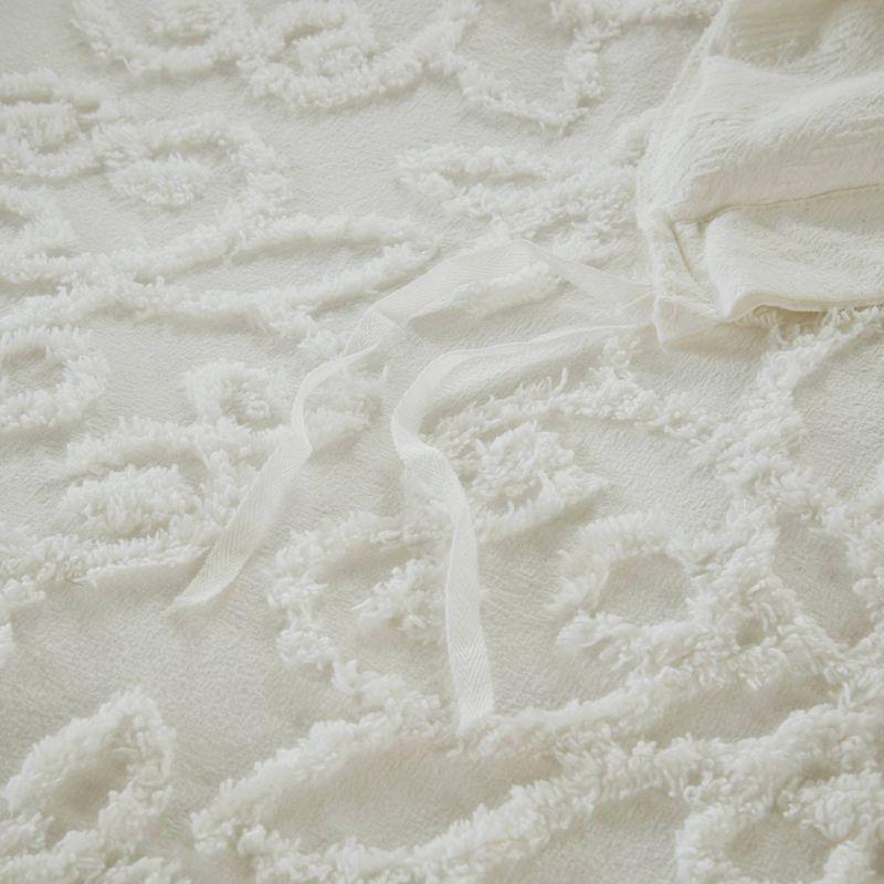 Kelly Clarkson Home Emberly Tufted Cotton Chenille Duvet Cover Set
