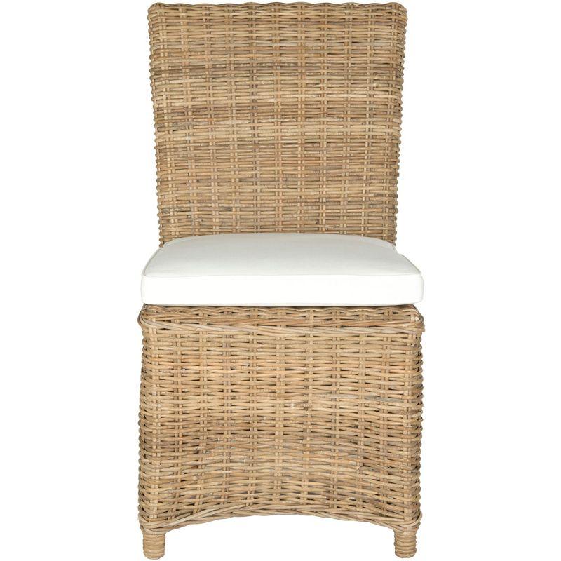 Sebesi 17''H Rattan Side Chair (Set of 2) - Natural - Safavieh