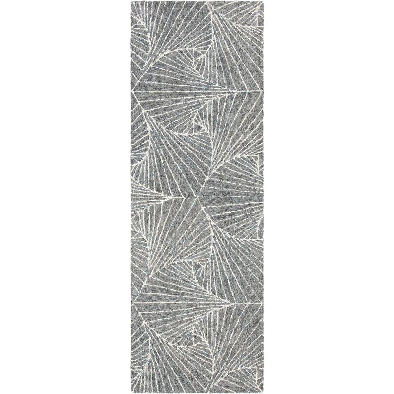 Micro-Loop MLP174 Hand Tufted Runner Rug - Grey/Ivory - 2'3"x7' - Safavieh.