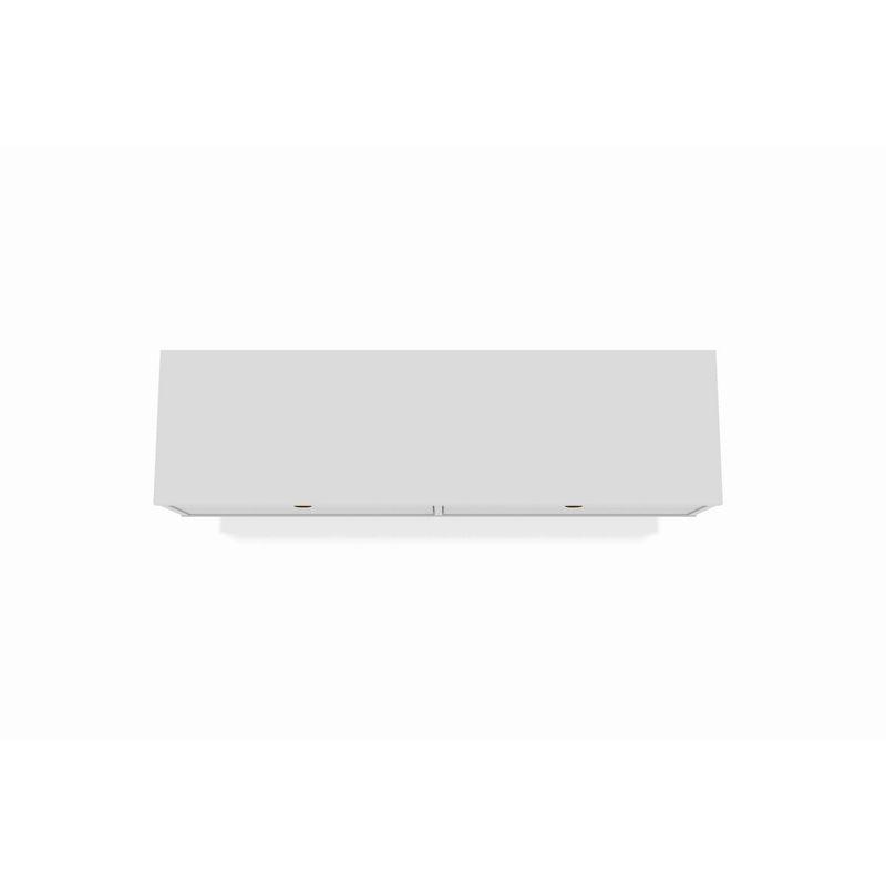 42.28" Liberty Floating Office Desk White - Manhattan Comfort