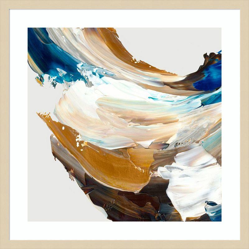 Amanti Art Crashing Blue by Jacob Q Framed Wall Art Print