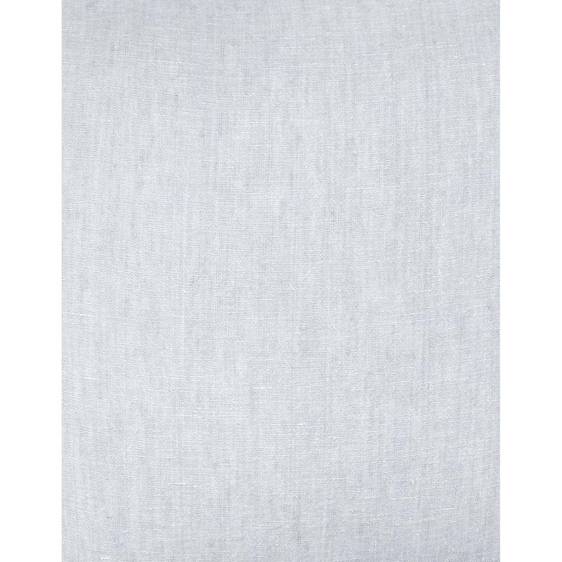 Light Grey Fringe Soft Linen Pillow