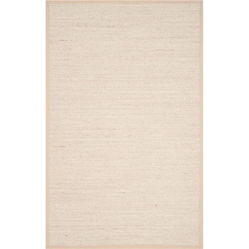 Natural Fiber NF143 Power Loomed Indoor Area Rug - Marble/Linen - 5'x8' - Safavieh