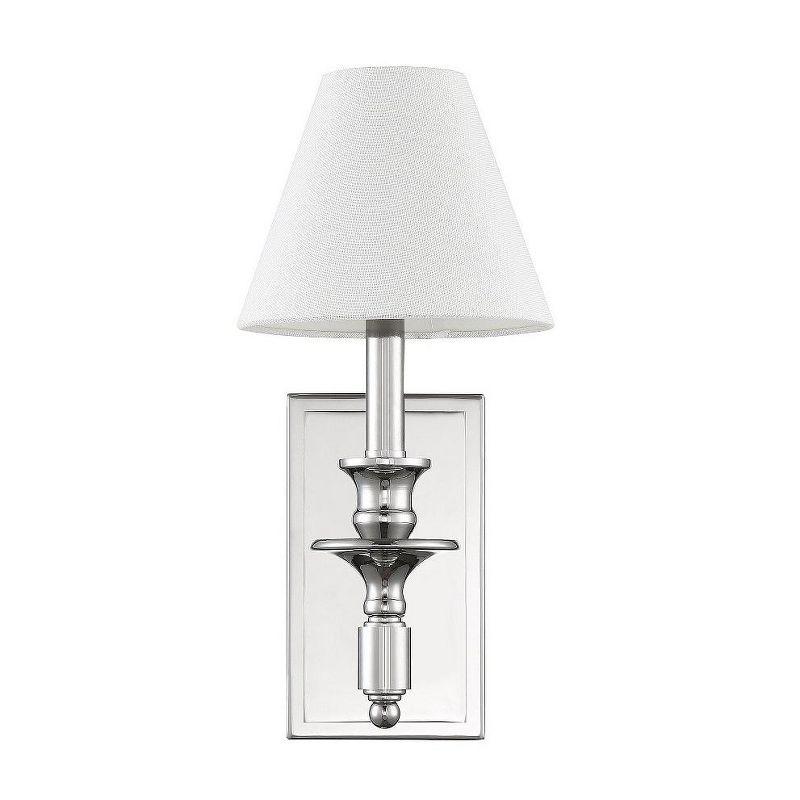 Savoy House Washburn 1 - Light Wall Light in  Polished Nickel