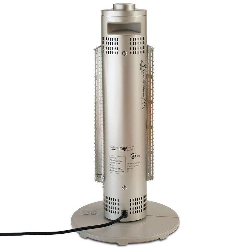 HeatMate HeatMate Sengoku 420 Watt 1433.04 BTU Electric High Efficiency Tower Space Heater