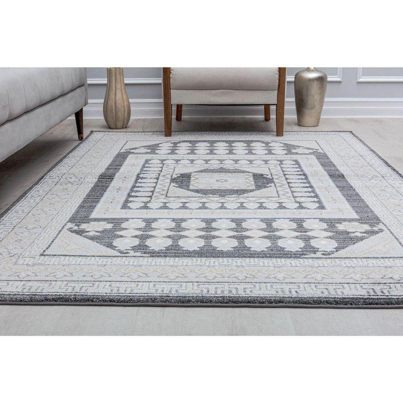 Rugs America Harper Abstract Vintage Area Rug