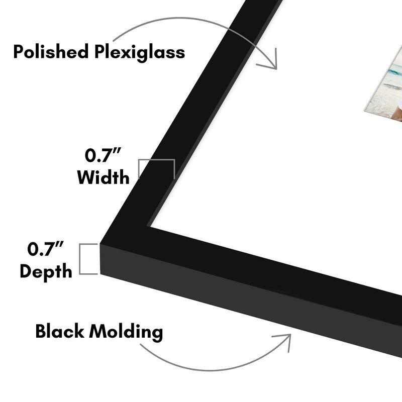 Americanflat Picture Frame with Oversized Mat