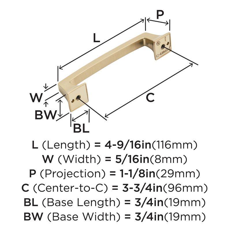 Mulholland 3 3/4" Center to Center Bar Pull