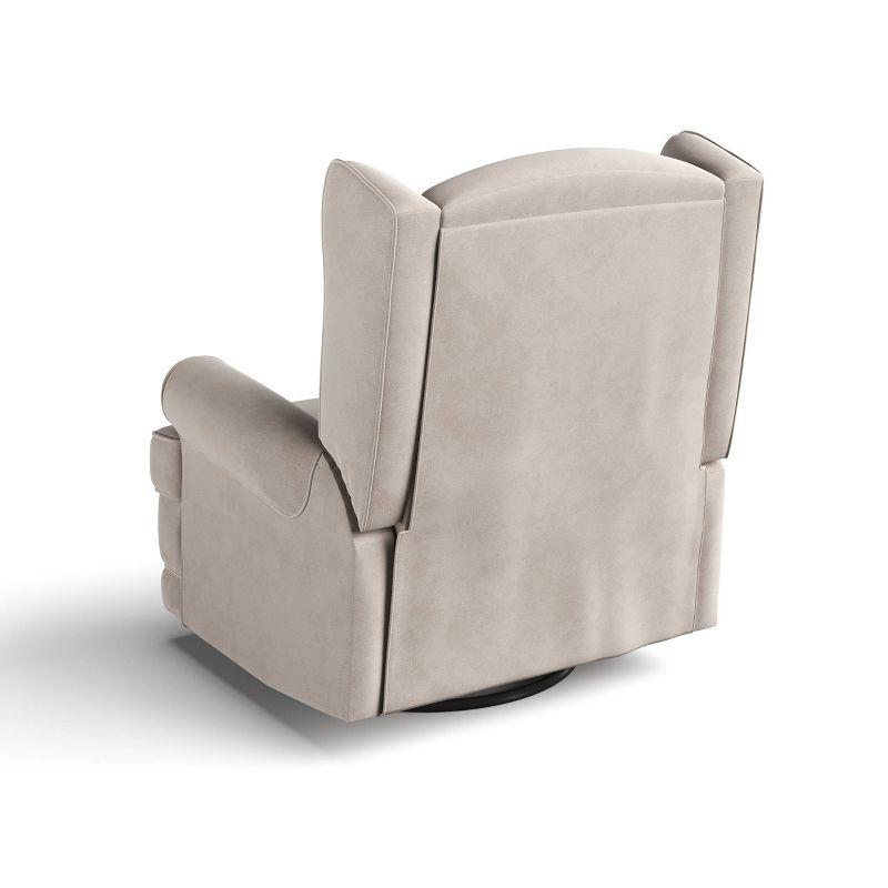 Serenity Swivel Reclining Glider Rocking Chair with USB