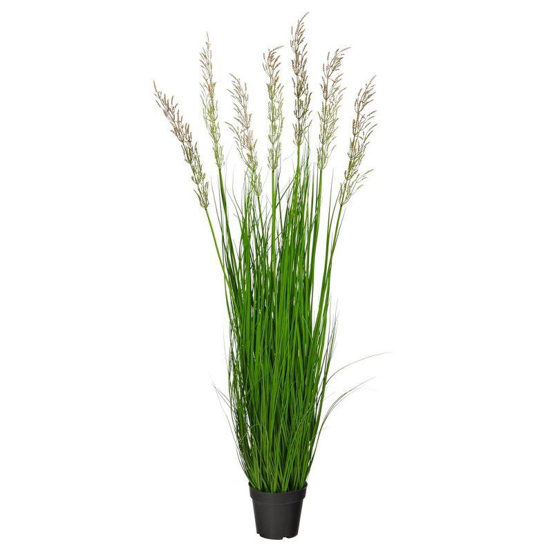 Nearly Natural 4.5-ft Plum Grass Artificial Plant