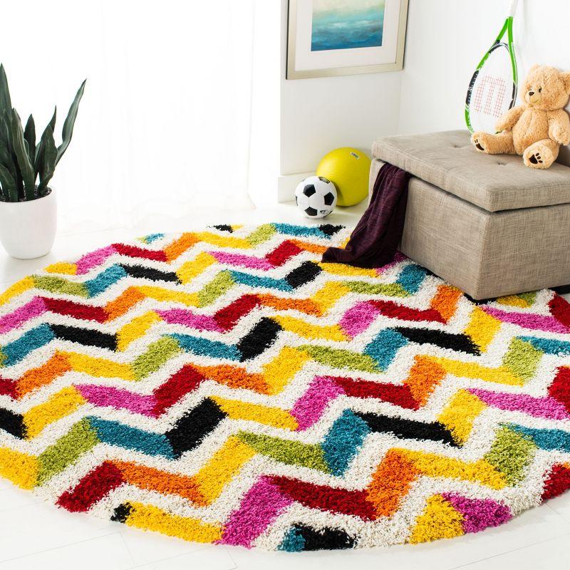 Shag Kids SGK565 Power Loomed Area Rug  - Safavieh