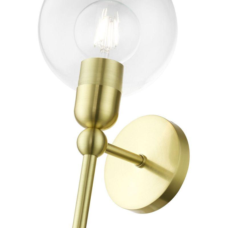 Livex Lighting Downtown 1 - Light Sconce in  Satin Brass