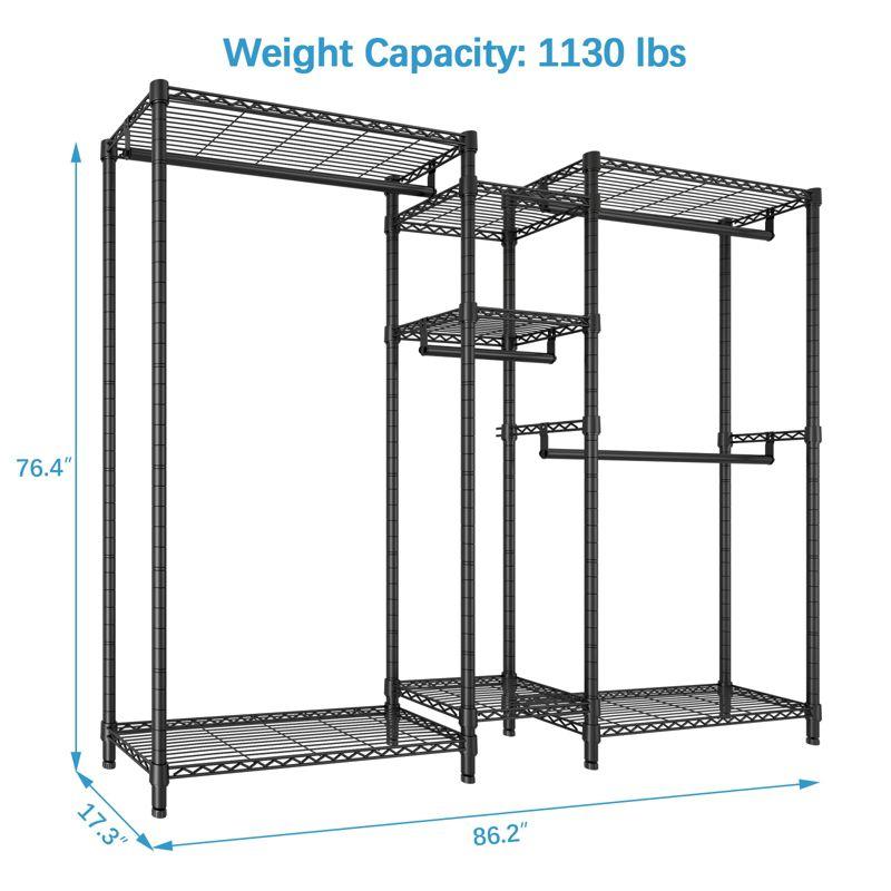 VIPEK V6 Plus Wire Garment Rack Heavy Duty Clothing Rack, Max Load 1130lbs