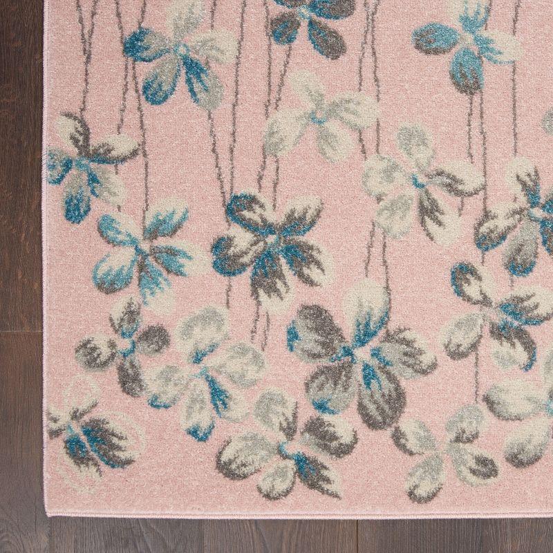 Nourison Tranquil Bohemian Botanical Bloom Area Rug