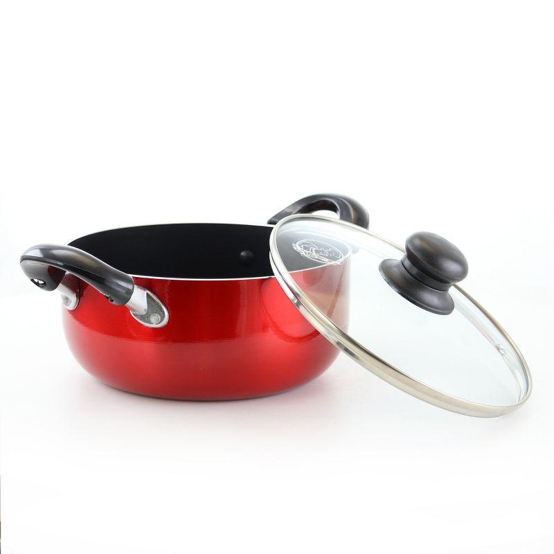 Better Chef 4-Quart Aluminum Dutch Oven in Red