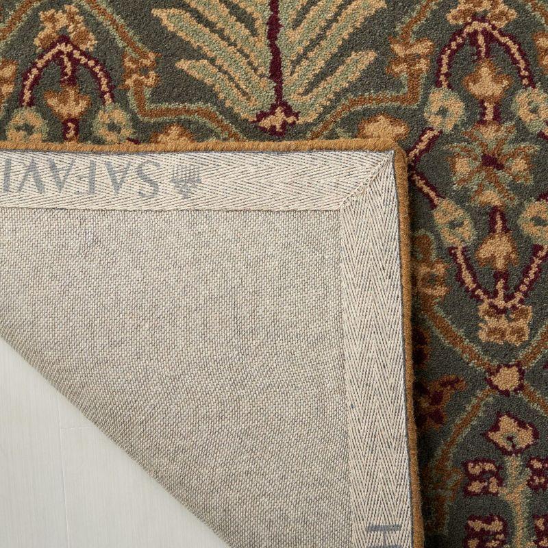 Antiquity AT613 Hand Tufted Area Rug - Light Blue/Gold - 8'x8' - Safavieh.