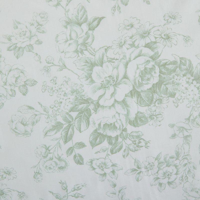 Laura Ashley Toile Delight - Green Full Sheet Set