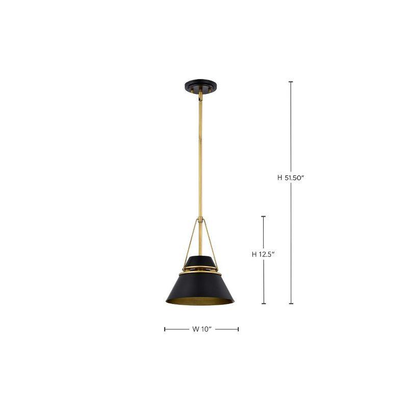 Nuvo Lighting Adina 1 - Light Pendant in  Matte Black