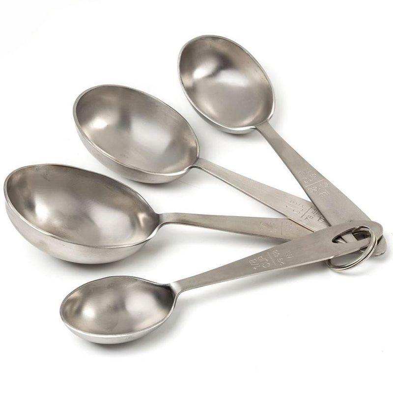 Lindy's 4-Piece Stainless Steel Measuring Scoop Set