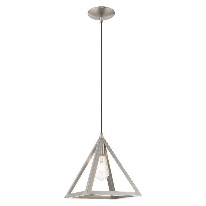 Livex Lighting Pinnacle 1 - Light Pendant in  Brushed Nickel